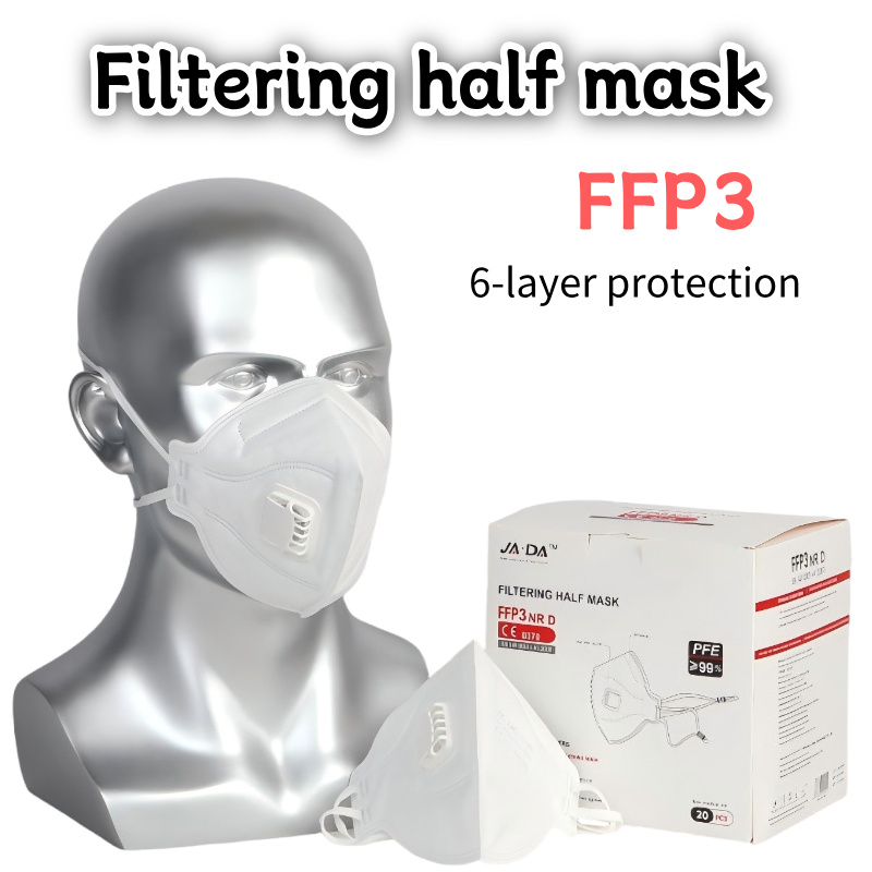 Anti Pollution Mask - 20 adet/kutu FFP3 NR Katlanabilir Maske,