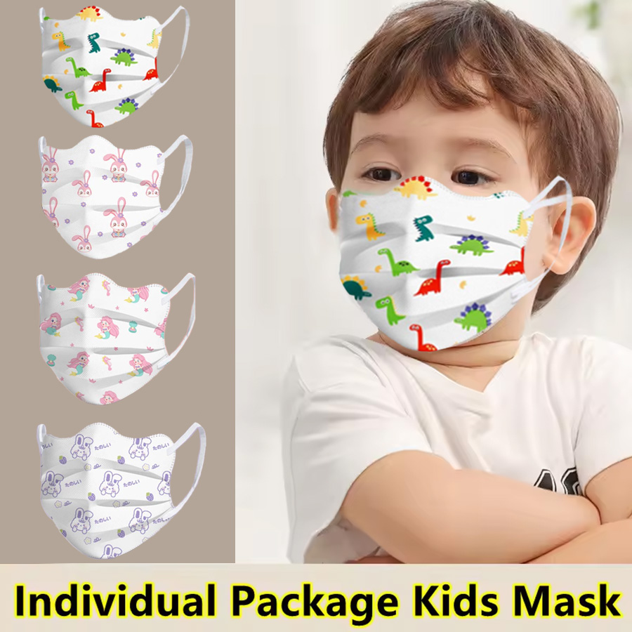 Kids Face Mask - Kelebek Tasarım Çocuklar Karikatür Tek Kullanımlık
