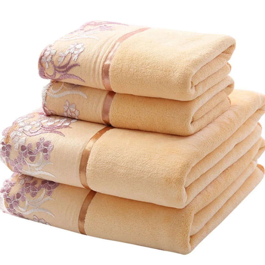 Cloth Face Mask Washable - Yetişkin Dantel İşlemeli Mikrofiber Banyo Havlu
