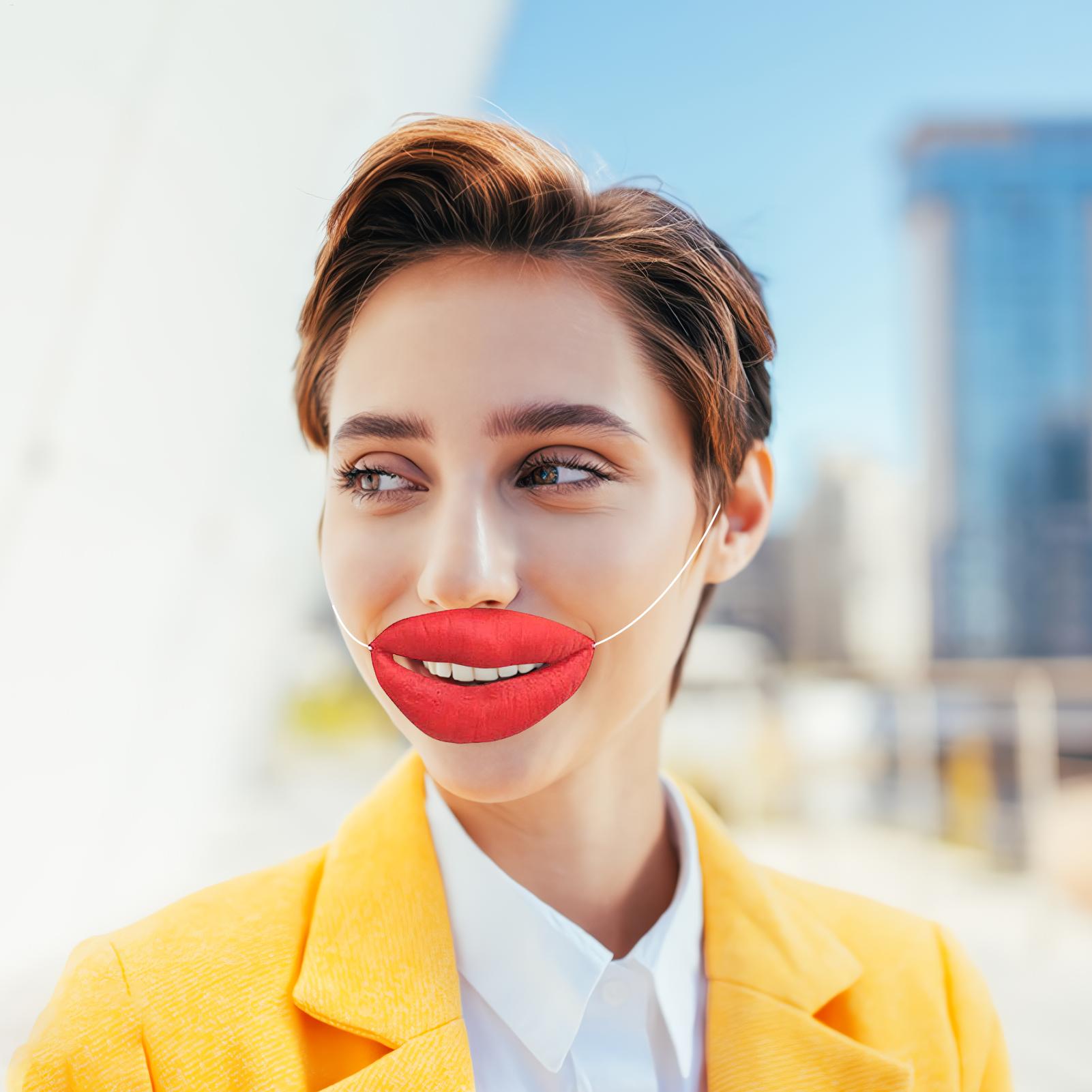 Kırmızı Dudaklar Yüz Maskeleri - Kids Face Mask incelemesi ve fiyatı
