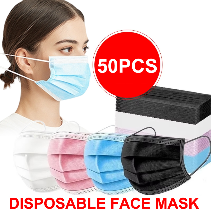 50 Adet Unisex 3 katmanlı Mask - Disposable Mask Blue incelemesi ve fiyatı