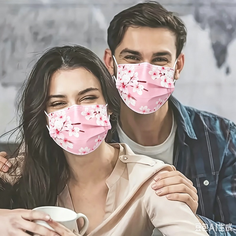 Kadınlar için 10 adet Çiçekli  - Cloth Face Mask Washable incelemesi ve fiyatı