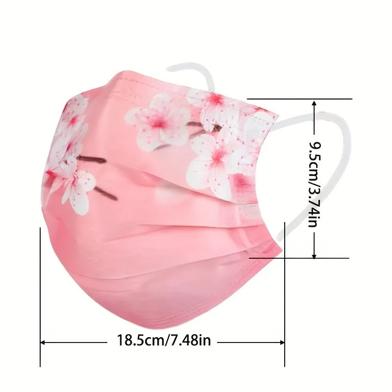 Kadınlar için 10 adet Çiçekli  - Cloth Face Mask Washable incelemesi ve fiyatı