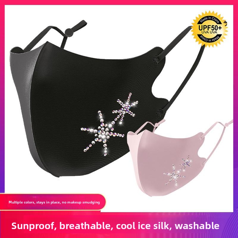 Kadınlar için Işıltılı Yapay E - Cloth Face Mask Washable incelemesi ve fiyatı