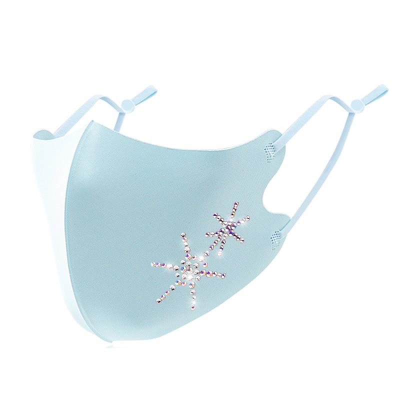 Kadınlar için Işıltılı Yapay E - Cloth Face Mask Washable incelemesi ve fiyatı