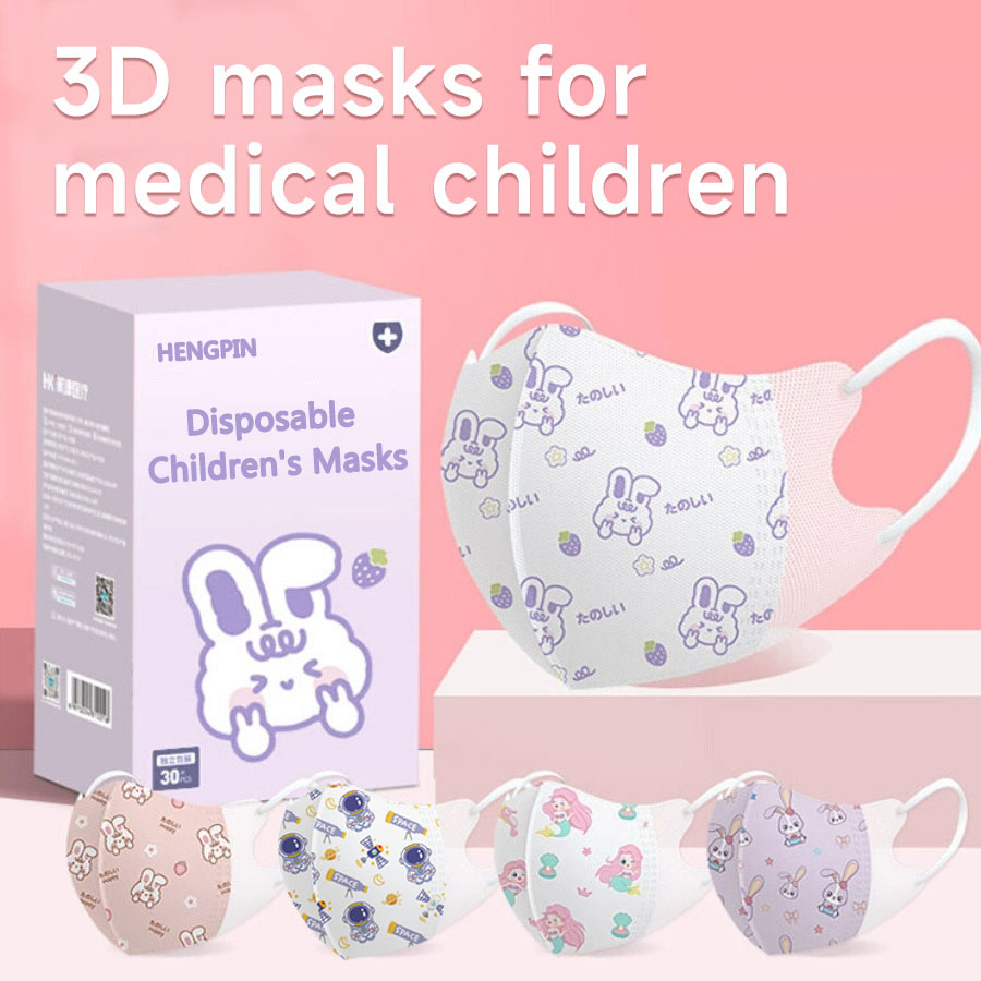 30 adet 3D Yüz Maskesi Çocukla - Kids Face Mask incelemesi ve fiyatı